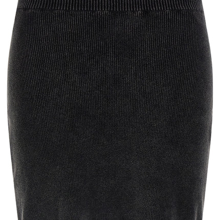 Alexander Wang Black Cotton Long Skirt