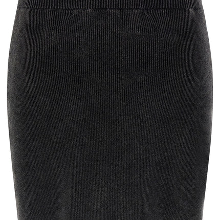 Alexander Wang Black Cotton Long Skirt