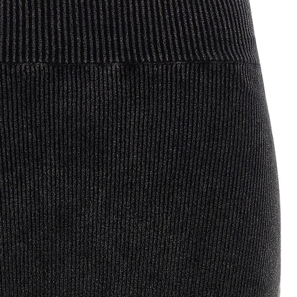 Alexander Wang Black Cotton Long Skirt