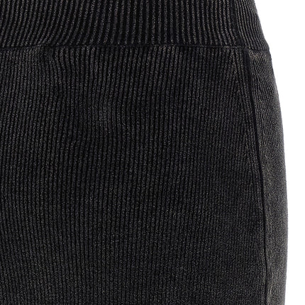 Alexander Wang Black Cotton Long Skirt