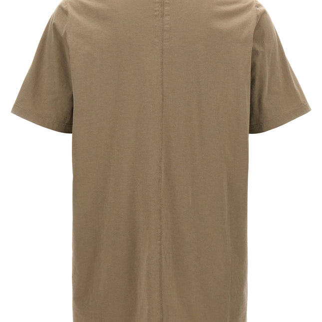 Rick Owens Gray Cotton T-Shirt