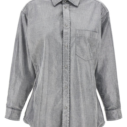Darkpark Silver Cotton Blouse