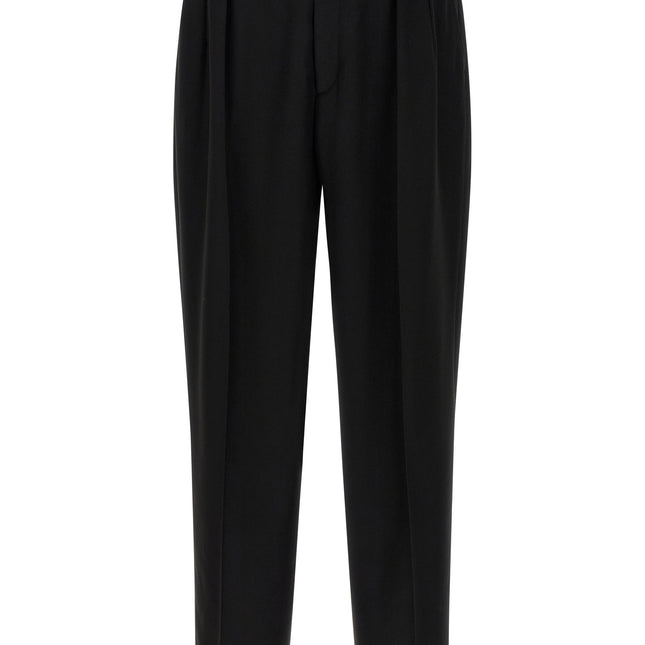 CELLAR DOOR Black Polyester Dress Pants