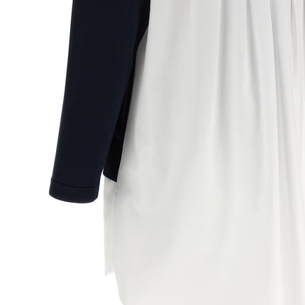 Elisabetta Franchi Blue Viscose Short Dress