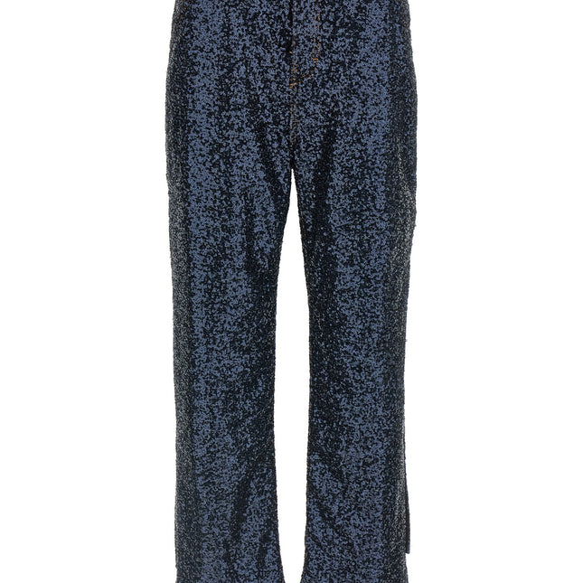 Darkpark Blue Cotton Jeans Denim