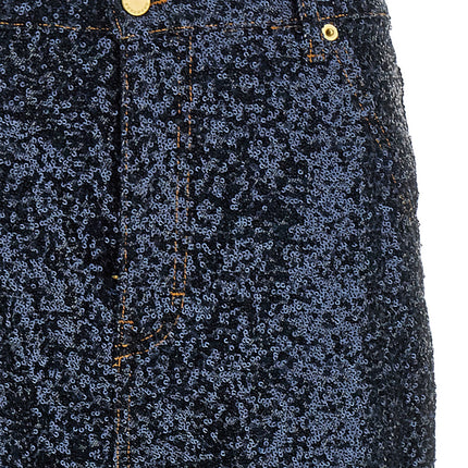 Darkpark Blue Cotton Jeans Denim