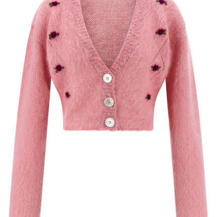 Alessandra Rich Multicolor Wool Cardigan