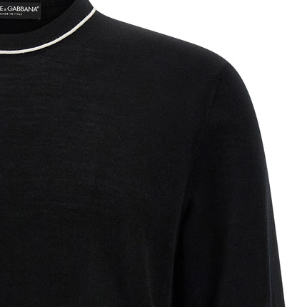 Dolce & Gabbana Black Marabou Cardigan