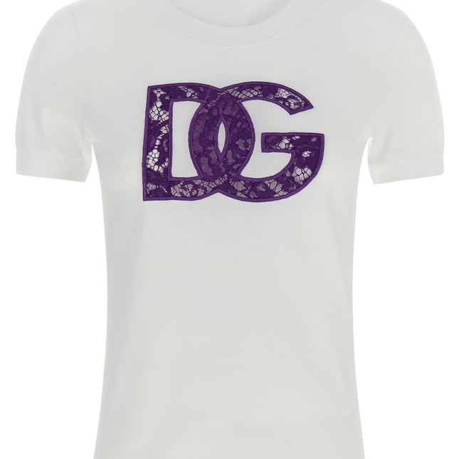 Dolce & Gabbana White Cotton T-Shirt