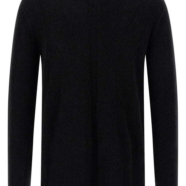 Rick Owens Black Wool Cardigan