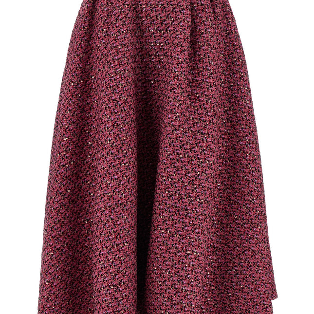 Alessandra Rich Multicolor Polyamide Midi Skirt