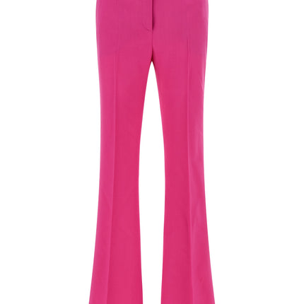 Versace Fuchsia Virgin Wool Flared Pants