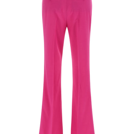 Versace Fuchsia Virgin Wool Flared Pants