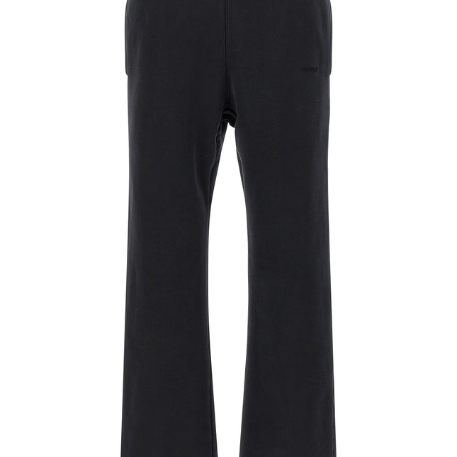 PURPLE Black Cotton Joggers (Workout Pants)