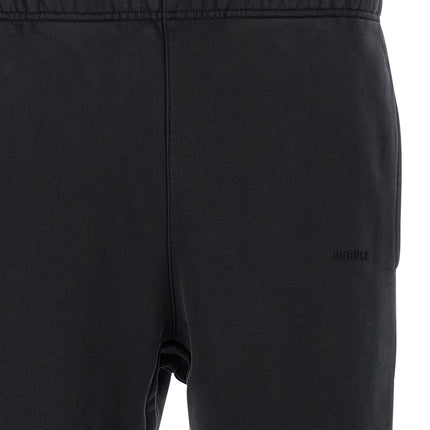 PURPLE Black Cotton Joggers (Workout Pants)