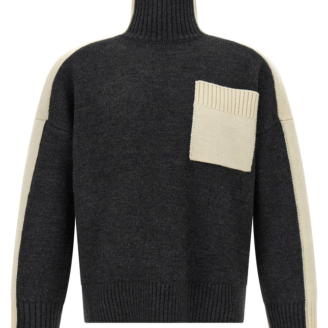 J.W.Anderson Gray Elastane Cardigan