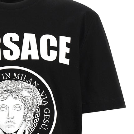 Versace Bicolor Cotton T-Shirt