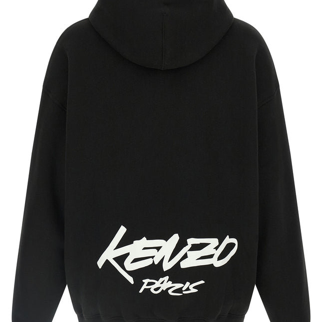 Kenzo Black Cotton Hoodie