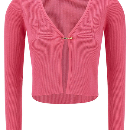Versace Fuchsia Viscose Cardigan