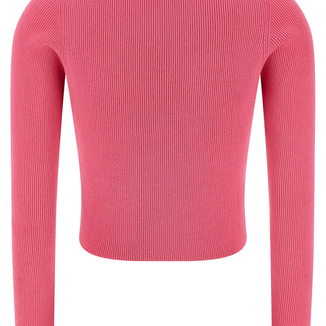 Versace Fuchsia Viscose Cardigan