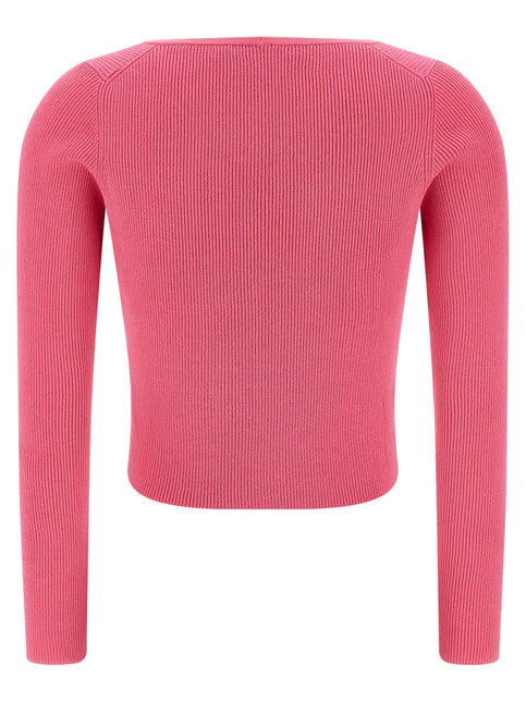 Versace Fuchsia Viscose Cardigan
