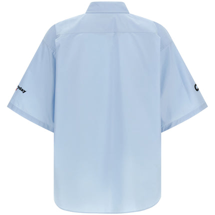 Balenciaga Blue Cotton Blouse