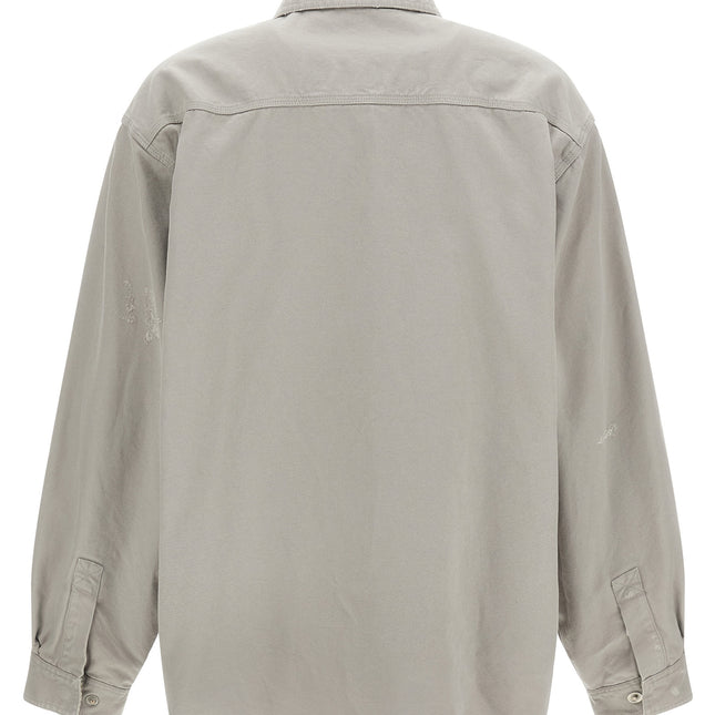 Balenciaga Gray Cotton Blouse