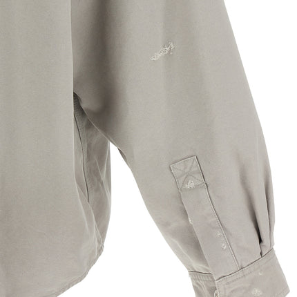 Balenciaga Gray Cotton Blouse