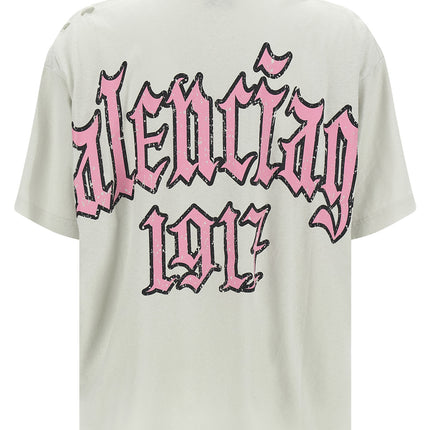 Balenciaga Beige Cotton T-Shirt
