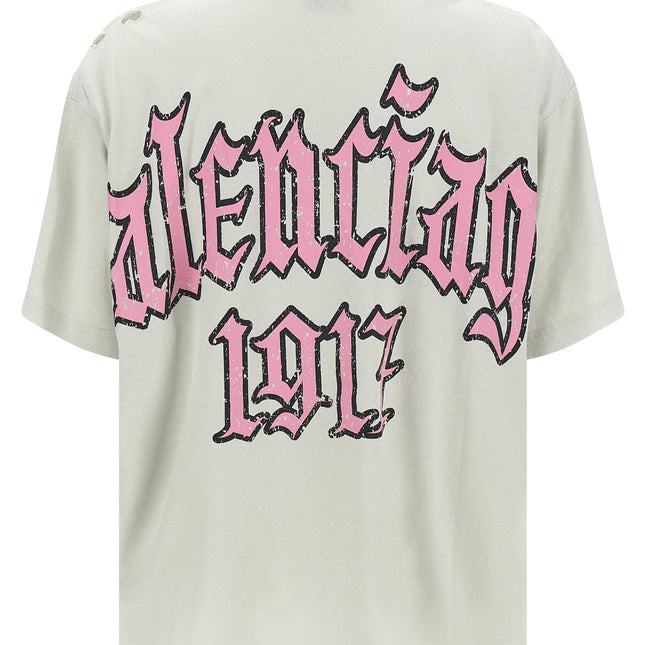 Balenciaga Beige Cotton T-Shirt