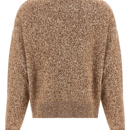 Versace Beige Virgin Wool Cardigan