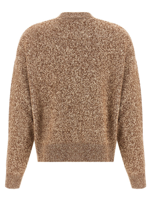 Versace Beige Virgin Wool Cardigan
