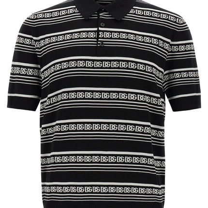 Dolce & Gabbana Bicolor Silk Polo Shirt