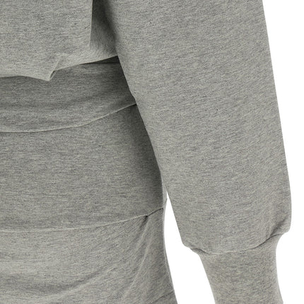 The Attico Gray Cotton Short Dress