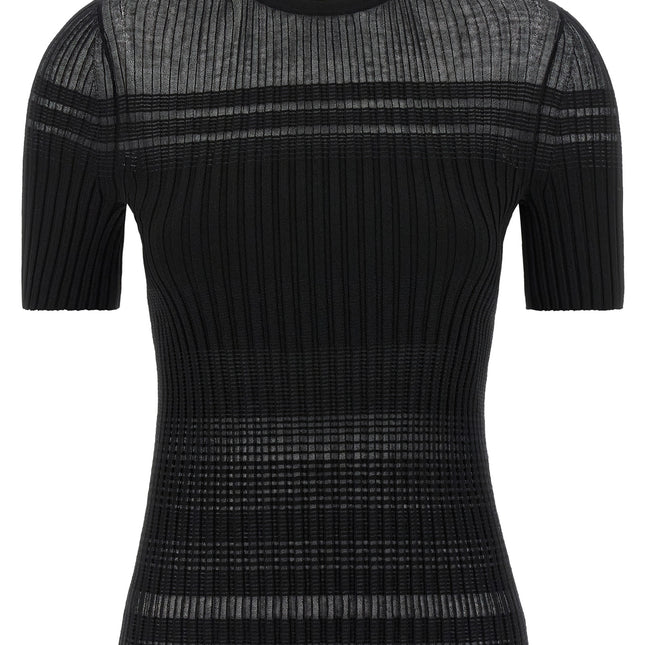 Theory Black Viscose T-Shirt