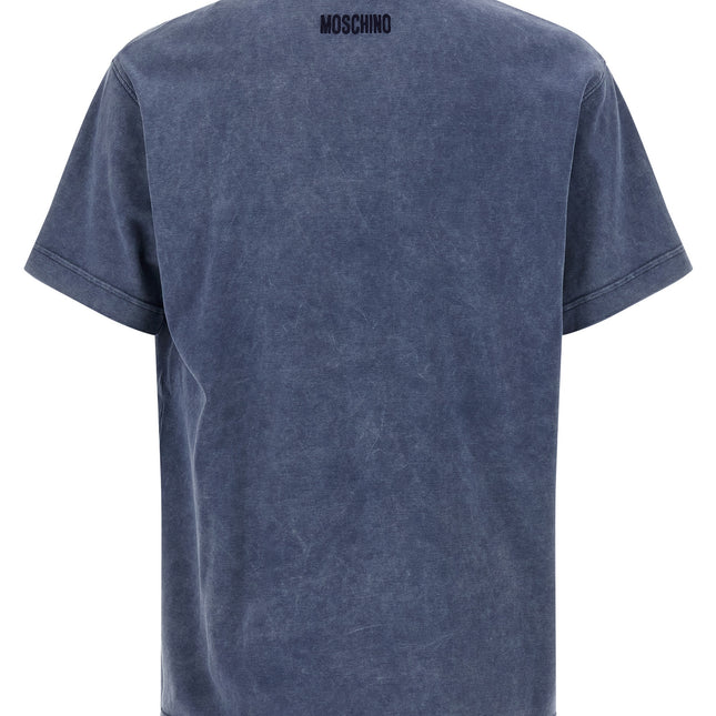 Moschino Blue Cotton T-Shirt