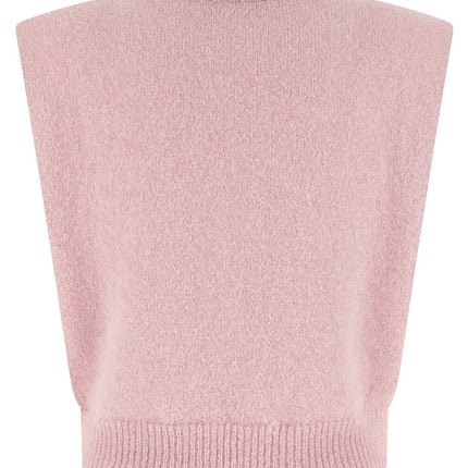 ROTATE BIRGER CHRISTENSEN Multicolor Wool Sleeveless Jacket