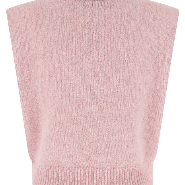ROTATE BIRGER CHRISTENSEN Multicolor Wool Sleeveless Jacket