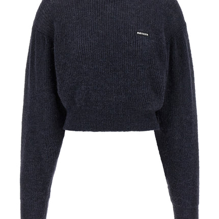 ROTATE BIRGER CHRISTENSEN Blue Wool Cardigan