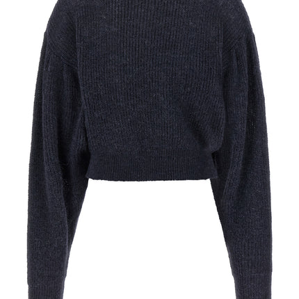 ROTATE BIRGER CHRISTENSEN Blue Wool Cardigan
