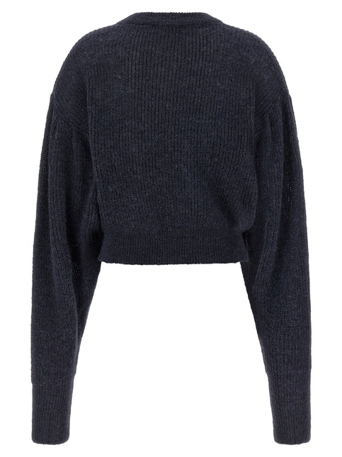 ROTATE BIRGER CHRISTENSEN Blue Wool Cardigan