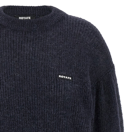 ROTATE BIRGER CHRISTENSEN Blue Wool Cardigan