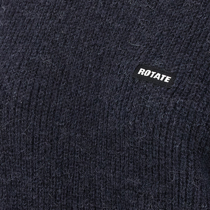 ROTATE BIRGER CHRISTENSEN Blue Wool Cardigan