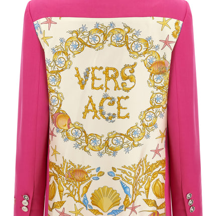 Versace Fuchsia Virgin Wool Blazer