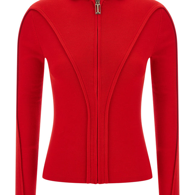Victoria Beckham Multicolor Wool Cardigan