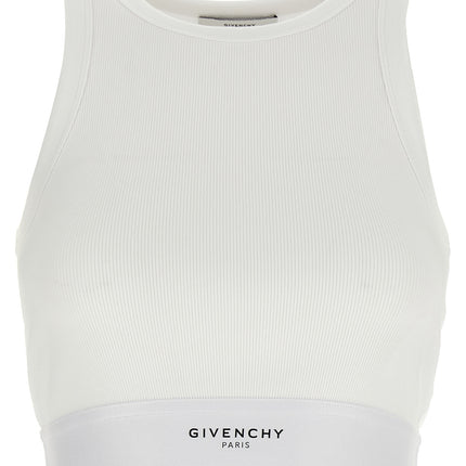 Givenchy White Cotton Tank Tops