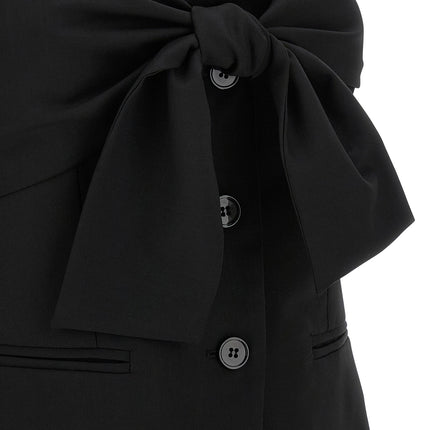 Max Mara Black Virgin Wool Tank Tops