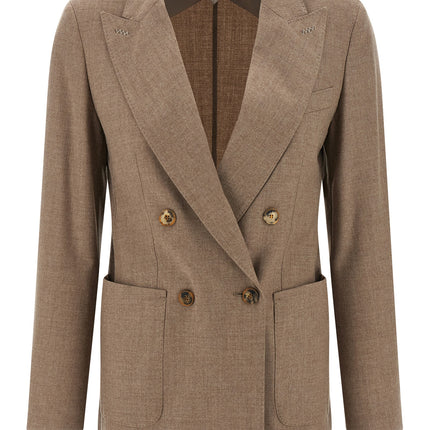 Max Mara Beige Cashmere Blazer