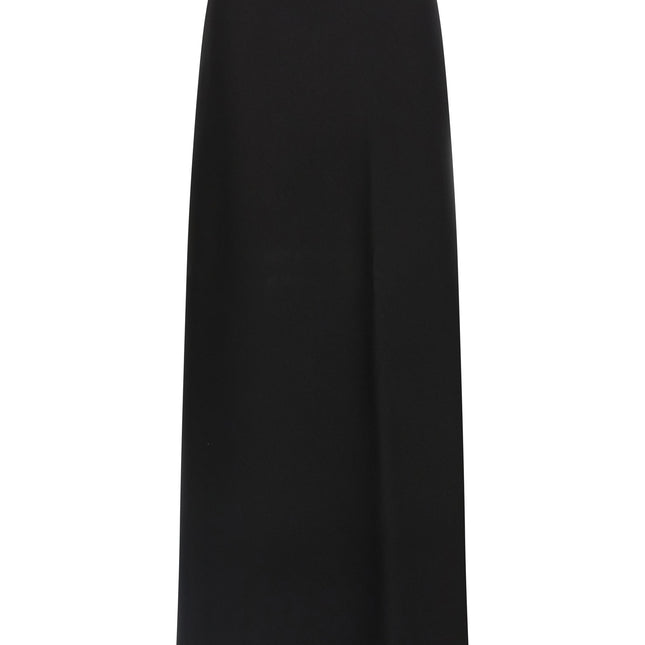 Max Mara Black Viscose Mini Skirt