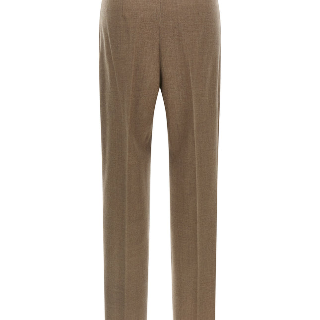 Max Mara Gray Cashmere Casual Pants